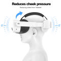 Compatible with Quest 3S Elite Strap forEnhanced Support and Comfort in VR,Meta Quest 3S\Quest 3 Comfort Head StrapAccessories. 