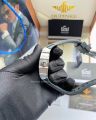 Oupinke Skeleton Men Automatic Watch Rubber Strap Luminous Dial. 