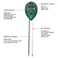 3 In 1 Soil Tester Meter PH Meter Analyzer for Garden Lawn Flower Kit Plant Pot Moisture Light PH Sensor Tool. 