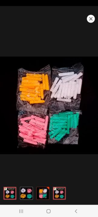 Pack%20of%2050%20multi%20colours%20plastic%20Rawal%20plugs%20plastic%20wall%20plug%20no.12%20High%20quality%20wood%20concrete%20screw%20flat%20nails%20plugs%20-%20Image%202
