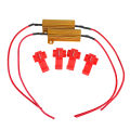 2PCS 6Ohm 50W Load Resistor 25W 8 Ohm Anti-Flashing Decoder for Daytime Running LED Bulb Reverse Light Turn Signal Fog Lamp.
