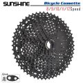 SUNSHINE Black Bicycle Freewheel MTB Bike Cassette K7 8/9/10/11/12 Speed SHIMANO HG Structure Specification for SHIMANO SRAM. 