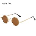 Metal Hippie Sun Glasses UV400 Protection Punk Eyewear Small Round Sunglasses for Women & Men Circle Retro Shades Sunglasses. 