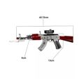 Musical ak47 gun toy with heavy lights and sound , fire fire sound toy gun. 