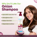 Mamaearth Onion Shampoo for Hair Fall Control & Hair Growth 250ml. 