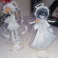Bungou Stray Dogs Acrylic Stand Dazai Osamu Nakahara Chuuya Anime Figure Acrylic Desktop Decoration Ornament Props Couple Gifts. 
