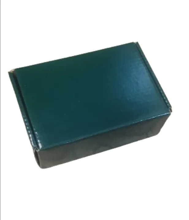 Beautiful Dark Green Boxes Size 6X4X2 Inches - Hard Green Corrugated ...