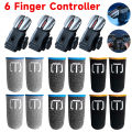 6 Finger Gaming Trigger for PUBG Game Mobile Gamepad Trigger for Ios Android Mobiles Phones Gaming Aim Triggers Joystick Button.