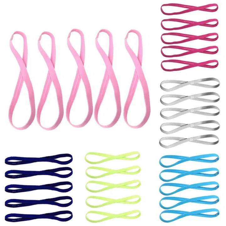 1/5/10pcs%20Thin%20Elastic%20Hair%20Band%20Sweatband%20Football%20Running%20Hair%20Accessories%20Fashion%20Simple%20Non-Slip%20Stretchy%20%20Sports%20Headband%20-%20Image%202