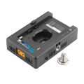 NP-F Battery Adapter Plate for  NP-F Battery w PD30W Charging Port 12V 8.4V D-TAP Output Port LED Low Battery Indicator. 