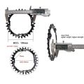 SNAIL 104BCD 30T Round Narrow Wide Chainring  MTB Crankset Plate Mountain bicycle Tooth Plate bike parts BCD104 Chain Wheel. 