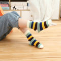 New Children's Socks Cotton Striped Car Boys' Socks Spring Autumn Cartoon Student Socks For Boys 3-15 Year.