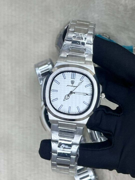 POEDAGAR 613 Luxury Men’s Business Quartz Watch – Waterproof Stainless ...
