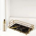 Beautiful Design Vanity Tray Makeup Organizer and Bathroom Organizer And Space Saver. 