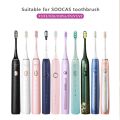 10PCS Vacuum Sealed Packed Replacement Brush Heads for SOOCAS X3/X3U/X5 Soft Sonic Electric Toothbrush DuPont Cleaning Nozzles. 