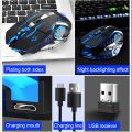 Wireless Mouse with Nano Receiver for PC, Laptop, Computer, Desktop 2400 DPI SILENT CLICK RGB rechargeable wireless mouse. 