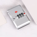 Metal Password Lock 3 Digit Combination Lock Travel Suitcase Luggage Chest Hardware Lock Coded Locker Case Padlock.