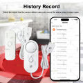Zigbee Water Leak Sensor Flood Leakage Detector with 110dB Siren Alarm for Kitchen/Bathroom Support Tuya Smart Life Zigbee2MQTT. 