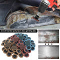 90Pcs Nylon Sanding Discs Set 2inch Quick Change Die Grinder Sanding Wheel with 1/4inch Holder Fine Medium Coarse Wear-Resistant. 