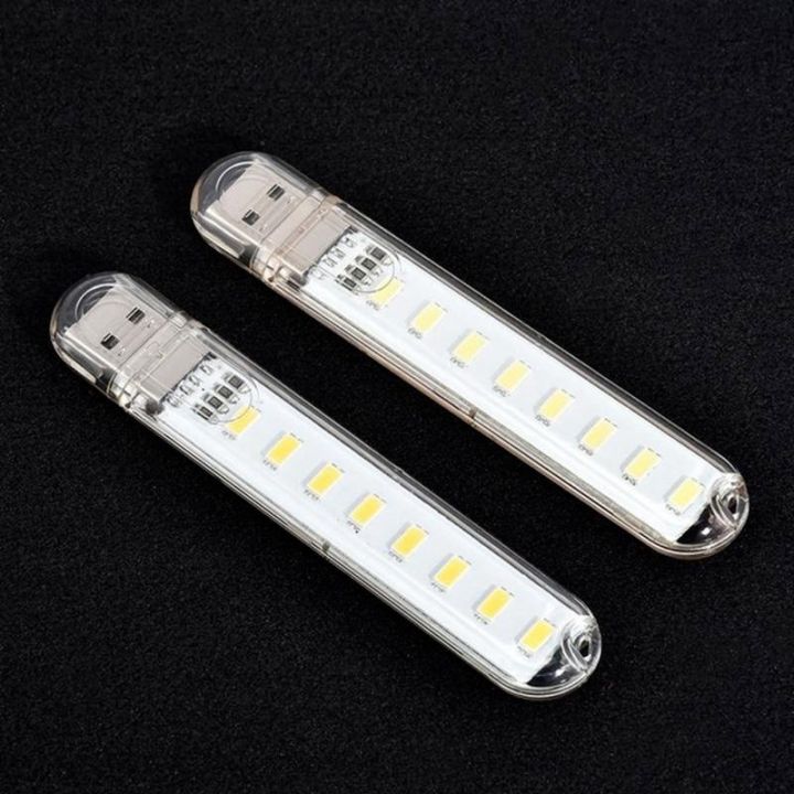 1 Pcs 8 LED Mini Portable USB Lamp DC 5V Camping USB Lighting for PC Laptop Mobile Power Bank Gadget