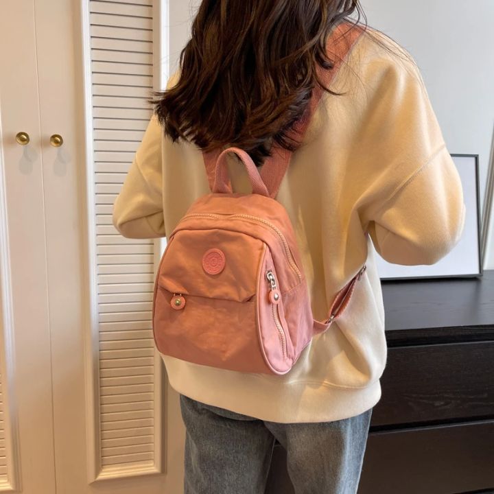 Nylon%20Ins%20Style%20Mini%20Backpack%20for%20College%20Commuting%20and%20Shopping%20Small%20Backpack%20for%20Leisure%20and%20Versatile%20Lightweight%20Backpack%20-%20Image%202