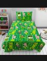 Premium Quality Ben 10 Cotton Bedsheet - Single/Double Unstitched Bedsheet with Color Warranty. 