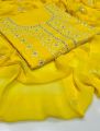 Pure GTM Lawn Hand made embroidery Shirt & Trouser with matching embriodry shafon dupata 3 pc beautifull suit. 