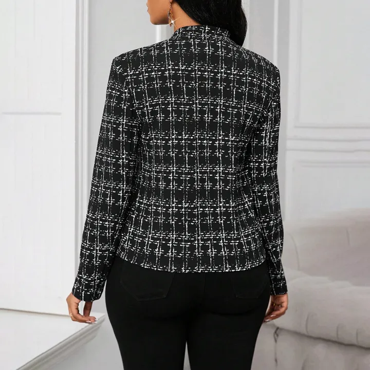 Women's%20Elegant%20Plaid%20Open%20Front%20Blazer%20%7C%20Office%20Wear%20Long%20Sleeve%20Notched%20Lapel%20Jacket%20-%20Image%202