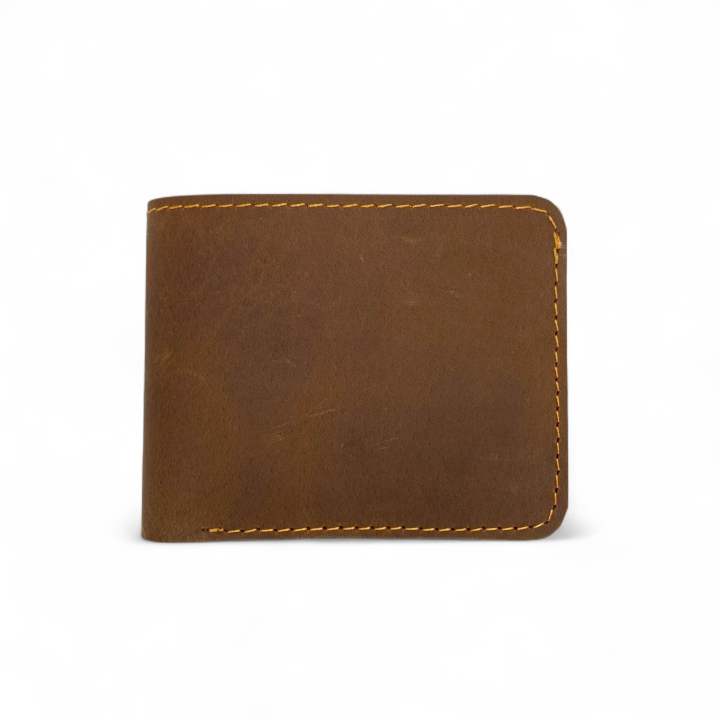 Bull and Buffalo Genuine Leather Wallet - Pullup Leather - Export Quality