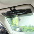 Universal HD Car Sun Visor Extensions Anti-Dazzle Anti-UV Polarized Sunshade Plate Clear Vision 2in1 Day Night Sun Visor Mirror. 