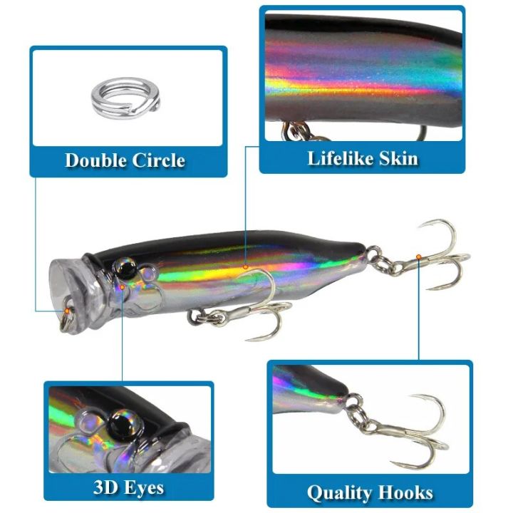 1Pcs%20Fishing%20Lures%207cm/9.4g%20Popper%20Bait%202024%20New%20Topwater%20Plastic%20Artificial%20Hard%20Bait%20Crankbait%20Wobblers%20Perch%20Fishing%20Tackle%20-%20Image%205