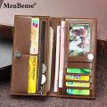 Men's Wallet Long Fashion Multiple Card Slots Men's Wallet Slim Long Thin Mens Luxury Wallet Designer Wallet Men with Coins Bag. 