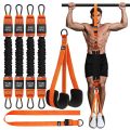 Pull-Up Power With Auxiliary Trainer Elastic Rope Pull Bar Fitness Home Men'S Band Latex Up Assist Belt Indoor Exercise. 