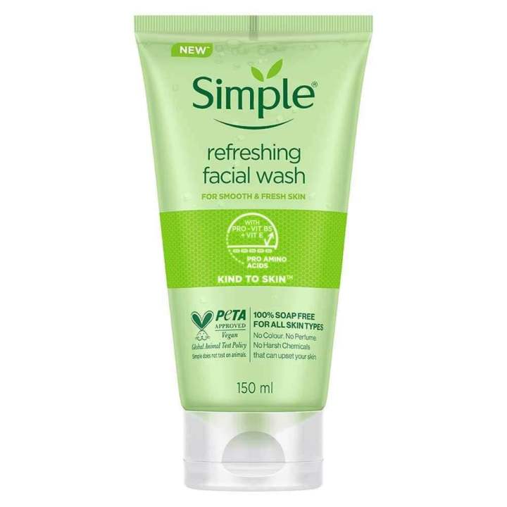 SIMPLE FACE WASH KIND TO SKIN REFRESHING GEL 150ML