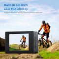 4K Ultra HD Action Camera 3MP 900mAh Underwater Waterproof Case Outdoor Sports Helmet Video Recording Cameras With 2.0 HD Screen.