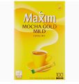 Maxim Mocha Gold Mild Coffee 3 in 1 Coffee Mix (Pack of 40/50/100/210 Stick Loose Package). 
