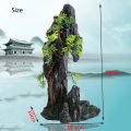 Resin Aquarium Rockery Mountain Decoration Artificial View Rock Cave Stone Tree Fish Tank Ornament Pet Supplies Home Decor.
