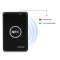 RFID Card Reader Copier Duplicator Key Fob NFC Smart Card Reader Writer 13.56MHz Encrypted Programmer Smart Keyfobs UID. 