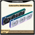 LOVINGCOOL Coherent Pro-360/240/120 ARGB digital display PC fan computer case Siamese Building block fan Integration. 