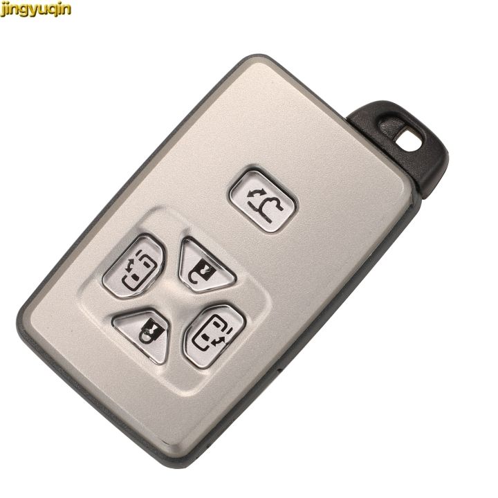 Jingyuqin%20Smart%20Card%20Shell%20For%20Toyota%20Avalon%20Camry%20Highlander%20Crown%20Corolla%20Black/White%202/3/4/5%20Buttons%20Remote%20Car%20Key%20Case%20Fob%20-%20Image%205