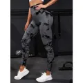 Seamless High Waist Leggings Women Tie Dye Leggings Fitness Sports Running Yoga Pants Hip Liftting Elastic Knitting Tights. 
