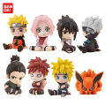 8pcs Set Anime Naruto Figure Kakashi Sasuke Uchiha Itachi Gaara  Haruno Sakura Action Figural Q Version PVC Model Kids Toys . 