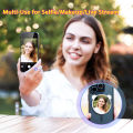 Cute Panda Magnetic Selfie Mirror, Universal MagSafe Compatible, Portable Rear Camera Tool .