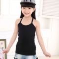 Kids Baby Boys Vests T-shirts Children Summer Vest Top Outfit Kid Boy Girl Solid Tops Clothes Cotton Tees Black Playsuits.