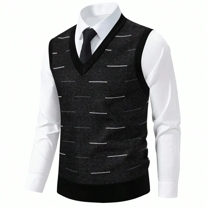 US%20Size%20Men's%20Sleeveless%20Vests%20V-Neck%20Pullover%20Stretch%20Knit%20Suit%20Vest%20Casual%20Business%20Pullover%20Vests%20-%20Image%206