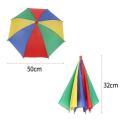 Children Outdoor Creative Sunshine Umbrella Foldable Windproof Fishing Hiking Beach Camping Sun Protecto Head Hats. 