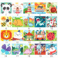 Mini 24 Pieces Kids Paper Puzzle Children Petit Puzzle Early Education Toys Intellectual Toy 3 Years Old English Packaging.