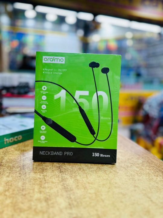 150 Hours Battery Magnetic On/Off Bluetooth Neckband – Long Playtime ...