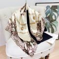 90*90cm Square Silk Scarves Women Foulard Head office Ladies Shawl Wrap Muffler Pareo Bandanna Female Chiffon Hijab Poncho Beach.
