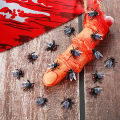 Simulation fly spoof props,Plastic Fake Fly Insect Models,Realistic simulation fly toy,Scary Disgusting Fake Flies Prank Toys. 